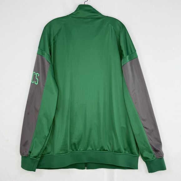 Majestic Men’s NBA Track Jacket Big & Tall 3X Full Zip Green - Picture 2 of 16
